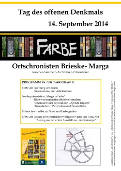 Tag des offenen Denkmals