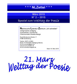 * * * NLZettel * * *